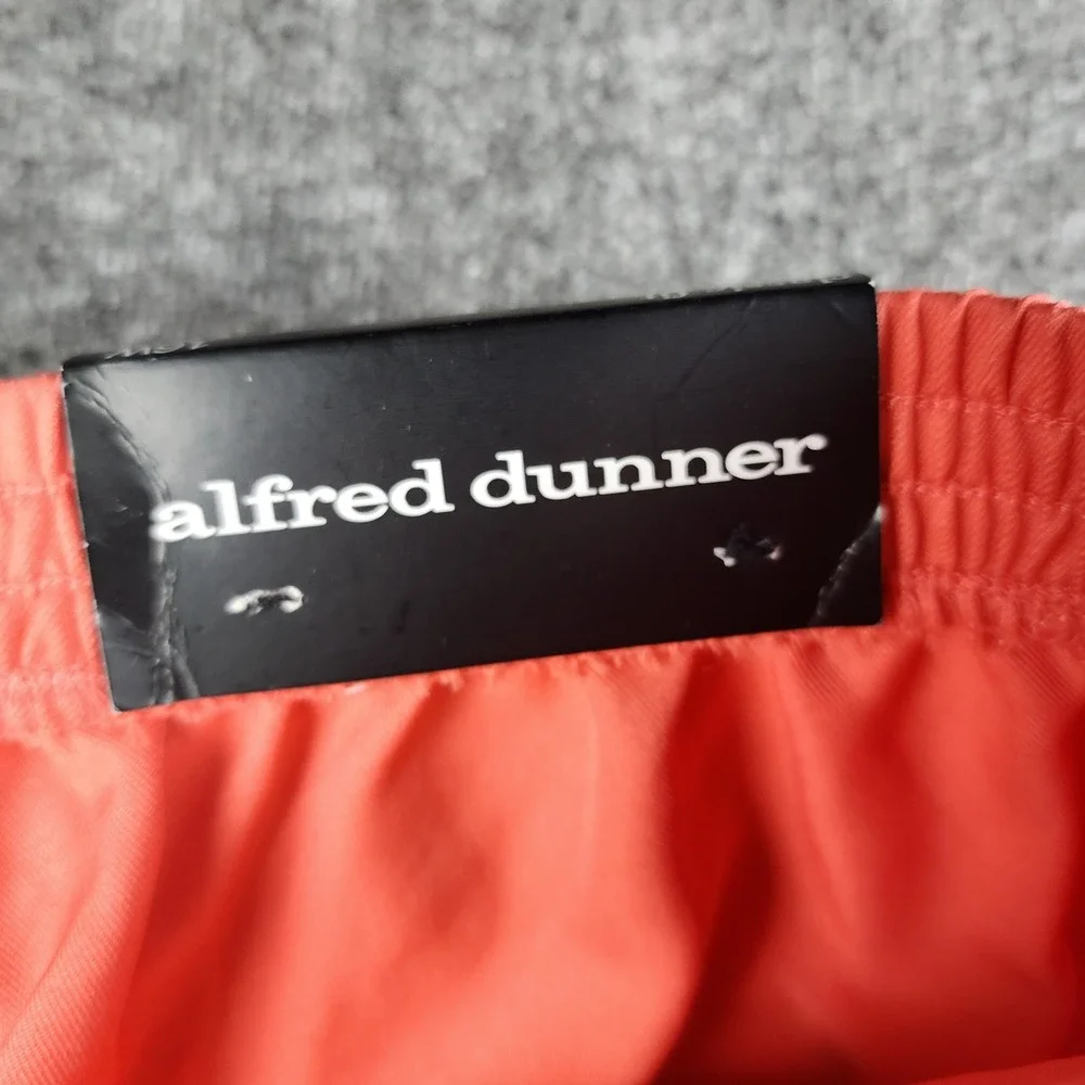 Alfred‎ Dunner Capri Pants Women 16W Tangerine Classic Fit Elastic Waist NWT